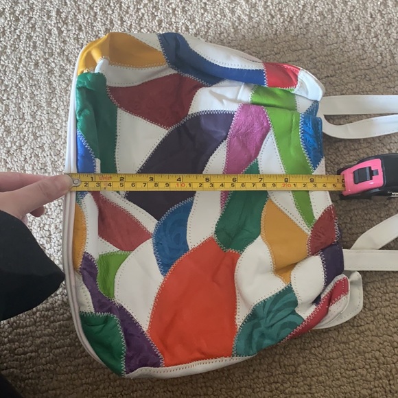 VINTAGE COLORFUL SHOULDER BAG PURSE HANDBAG PURSE, Very Vintage - Picture 12 of 16